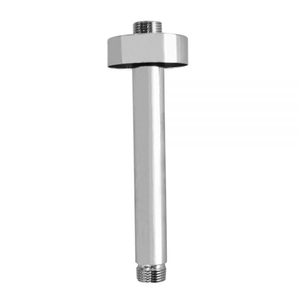 JTP Florence Chrome 100mm Round Ceiling Mounted Shower Arm