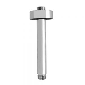 JTP Florence Chrome 150mm Round Ceiling Mounted Shower Arm