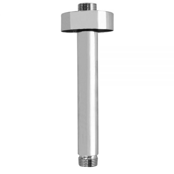 JTP Florence Chrome 200mm Round Ceiling Mounted Shower Arm