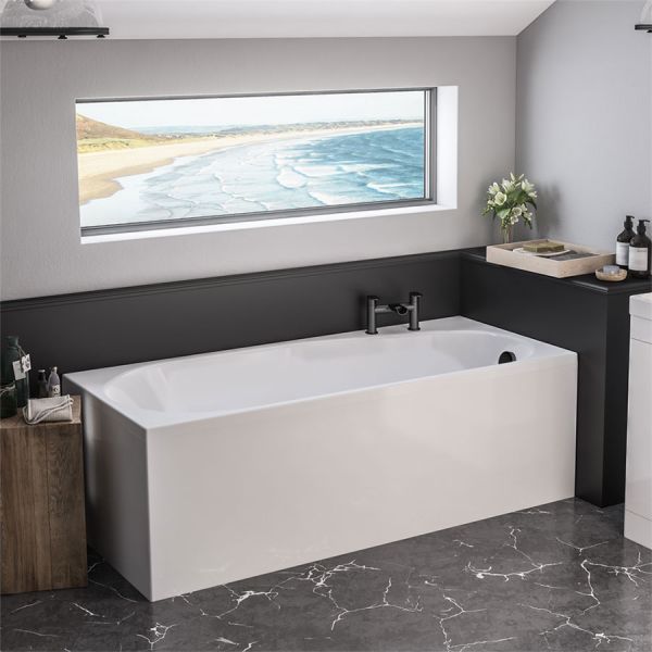 Eastbrook Fitzroy 1700 x 750 Single Ended Bath LH
