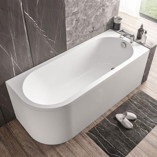 Eastbrook Biscay 1800 x 750 Right Hand Single Ended Bath #2