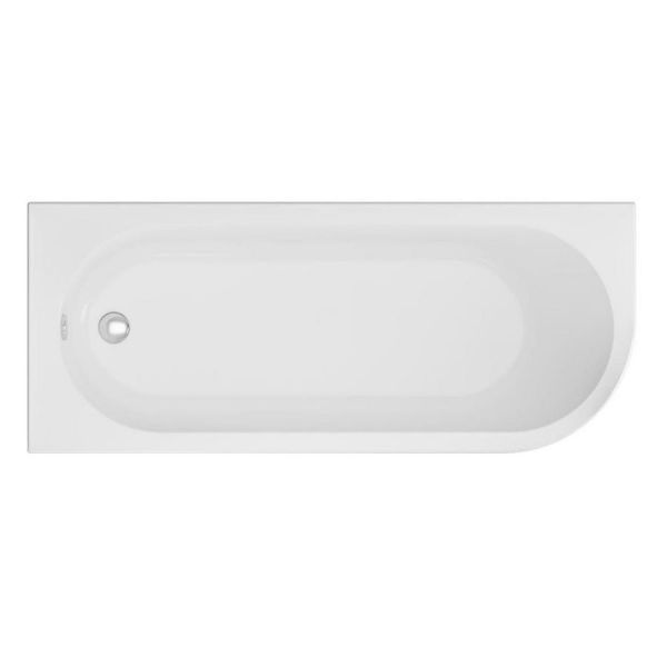 Eastbrook Biscay 1650 x 700 Left Hand Single Ended Bath