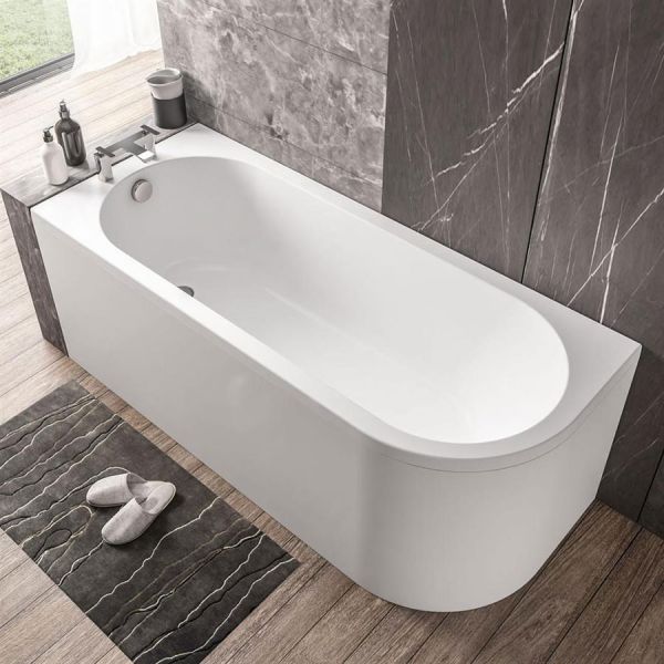 Eastbrook Biscay 1650 x 700 Left Hand Single Ended Bath #2