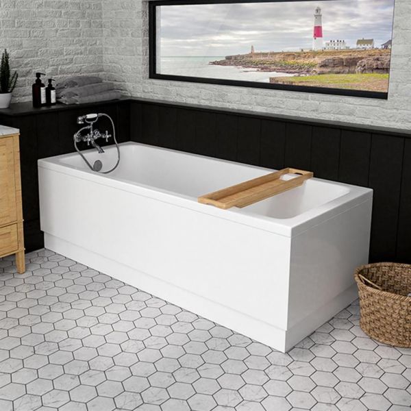 Eastbrook Beauforte Reinforced Portland 1650 x 700 Single Ended Bath #2