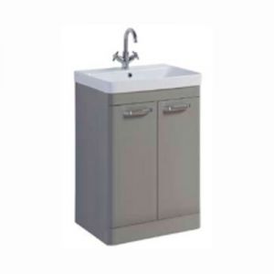 Kartell Options 500 Basalt Grey Floor Standing Vanity Unit and Basin