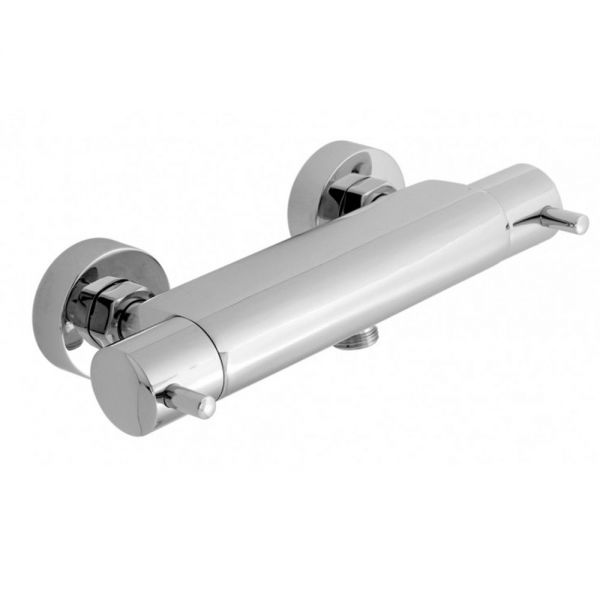 JTP Florence Chrome Wall Mounted Thermostatic Mixer Bar Valve