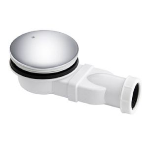 JTP Florence Chrome Slim Shower Waste