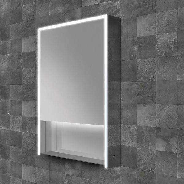 HIB Verve 50 LED Single Door Bathroom Cabinet