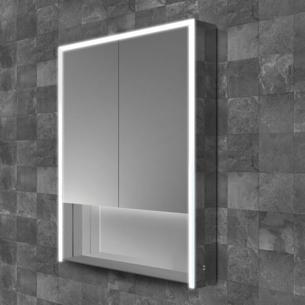 HIB Verve 60 LED Double Door Bathroom Cabinet