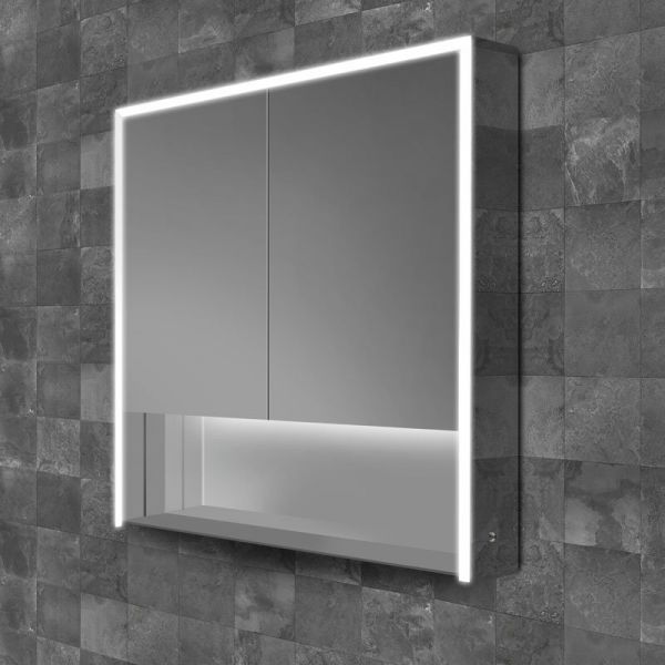 HIB Verve 80 LED Double Door Bathroom Cabinet
