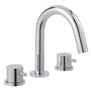 JTP Florence Chrome 3 Hole Basin Mixer Tap