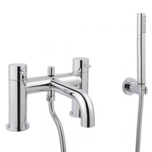 JTP Florence Chrome Deck Mounted Bath Shower Mixer Tap