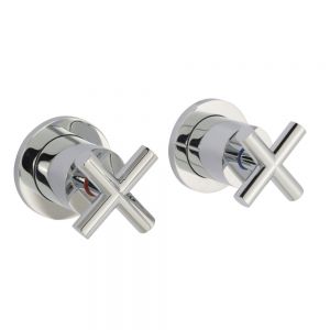 JTP Solex Chrome Wall Mounted Valves