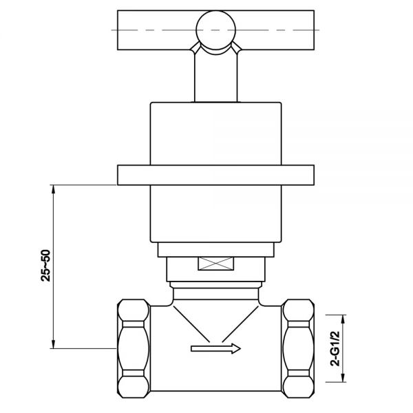 JTP Solex Brushed Brass Wall Mounted Valves #2