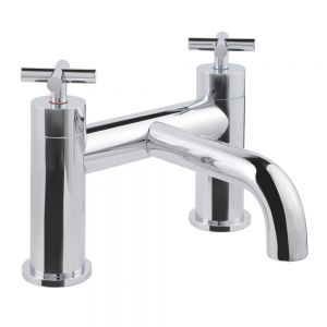 JTP Solex Chrome Deck Mounted Bath Filler Tap