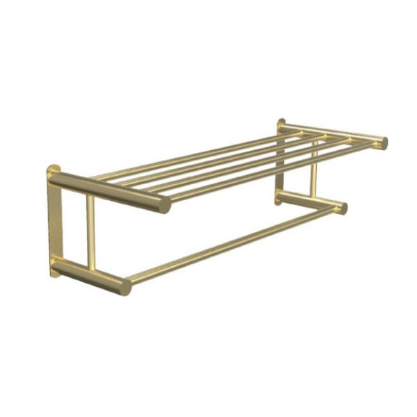 Miller Classic Towel Rack Brushed Brass 667MP1