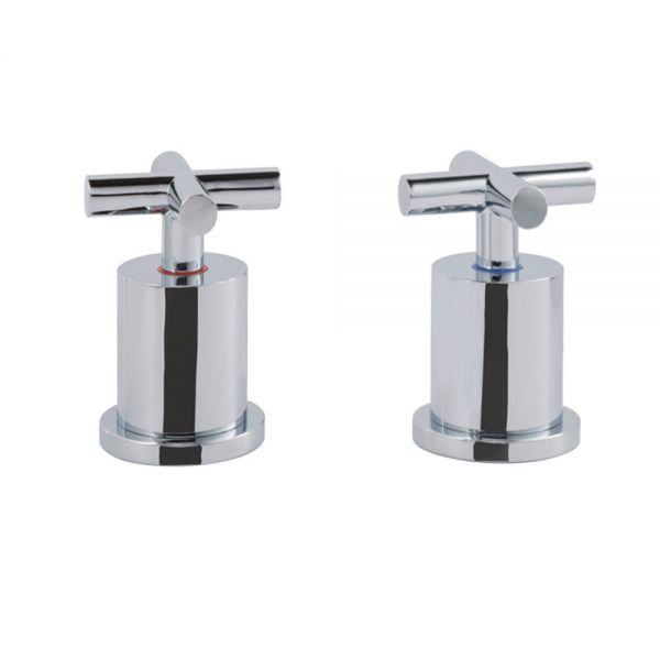 JTP Solex Chrome Deck Mounted Panel Valves