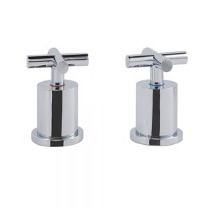 JTP Solex Chrome Deck Mounted Panel Valves