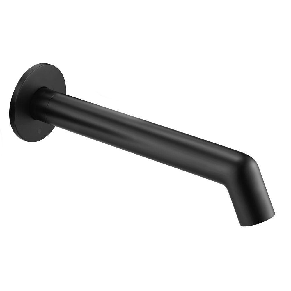 Just Taps Plus Evo Matt Black Wall Mounted Bath Spout 150mm 68446MB