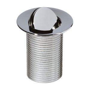 JTP Chrome Unslotted Flip Top Basin Waste