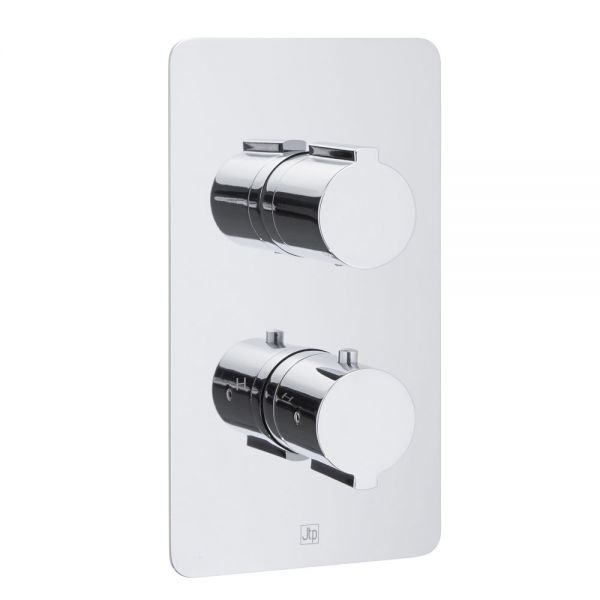 JTP Curve Chrome Single Outlet Thermostatic Shower Valve