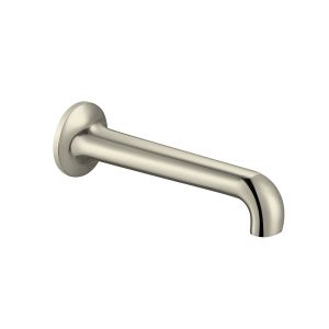 JTP Grosvenor Nickel Wall Mounted Bath Spout