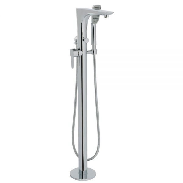 JTP Amore Chrome Floor Standing Bath Shower Mixer Tap