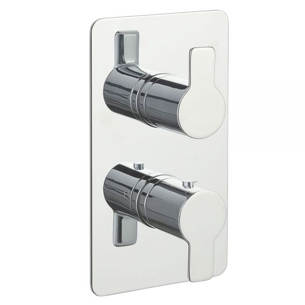 JTP Amore Chrome Single Outlet Thermostatic Shower Valve