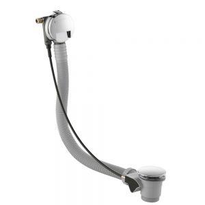 JTP Slimline Chrome Pop Up Bath Filler 600mm