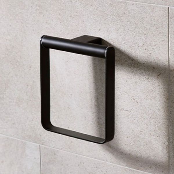 Miller Miami Black Towel Ring 8405B
