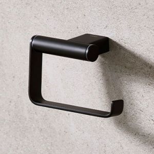 Miller Miami Black Toilet Roll Holder 8410B