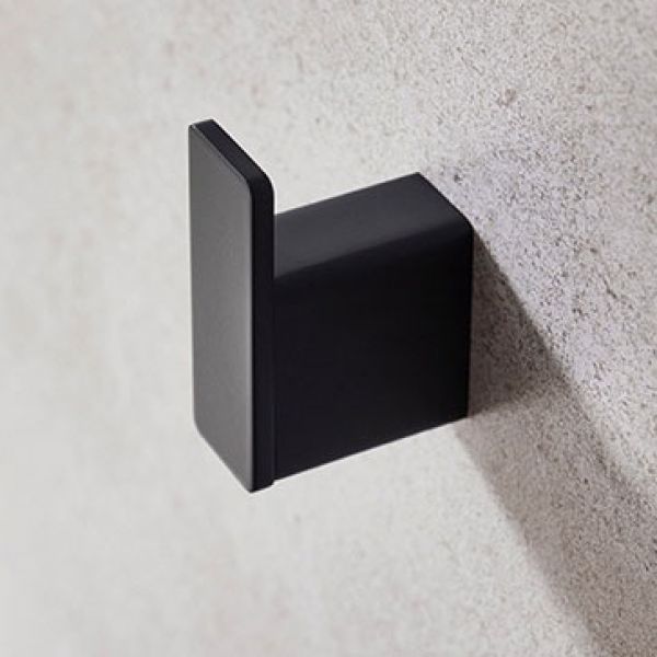 Miller Miami Black Single Robe Hook 8411B #2