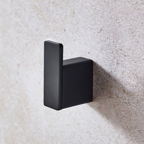 Miller Miami Black Single Robe Hook 8411B