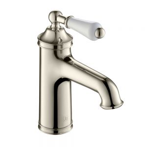 JTP Grosvenor Lever Nickel Basin Mixer Tap