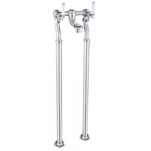 JTP Grosvenor Lever Chrome Floor Standing Bath Filler Tap