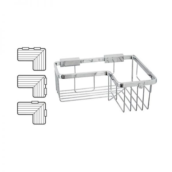 Miller Classic Corner Basket Chrome 854C