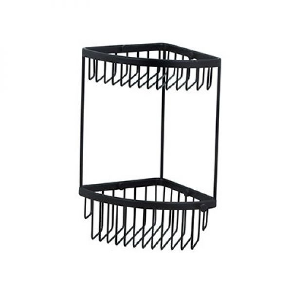 Miller Classic Corner Basket Two Tier Black 855B