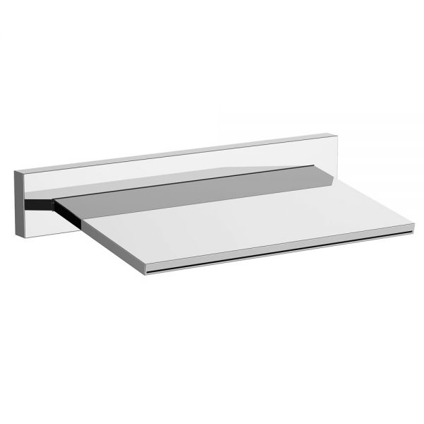 JTP Athena Chrome Wall Mounted Bath Spout