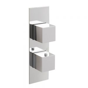 JTP Athena Chrome Slimline Single Outlet Thermostatic Shower Valve