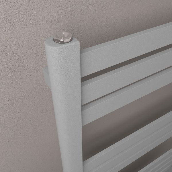 Eastbrook Defford 800 x 600 Matt Grey Designer Towel Rail #3