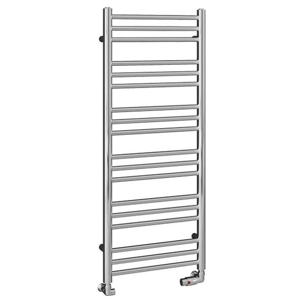 Eastbrook Corinium Round 1200 x 500 Chrome Towel Rail