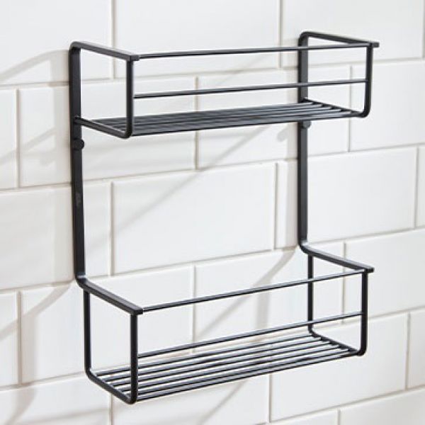 Miller Classic Two Tier Basket Black 971B