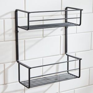 Miller Classic Two Tier Basket Black 971B