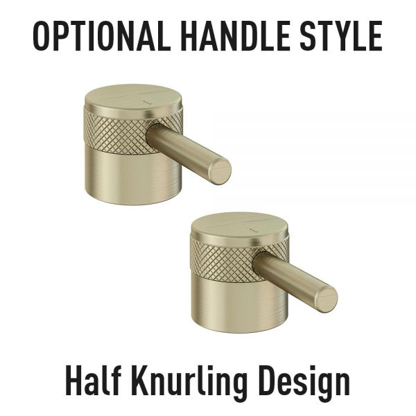 Eastbrook Meriden Brushed Brass Bath Shower Mixer Tap #4