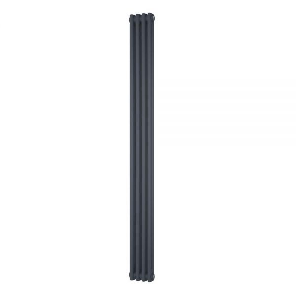 Riviera Trade 1800 x 196 Anthracite Vertical 2 Column Radiator