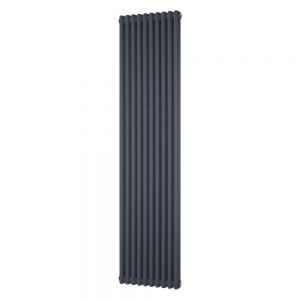 Riviera Trade 1800 x 460 Anthracite Vertical 2 Column Radiator