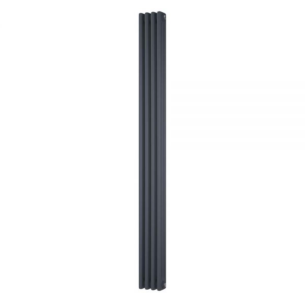 Riviera Trade 1800 x 200 Anthracite Vertical 3 Column Radiator