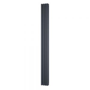 Riviera Trade 1800 x 200 Anthracite Vertical 3 Column Radiator