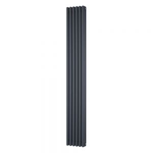 Riviera Trade 1800 x 290 Anthracite Vertical 3 Column Radiator