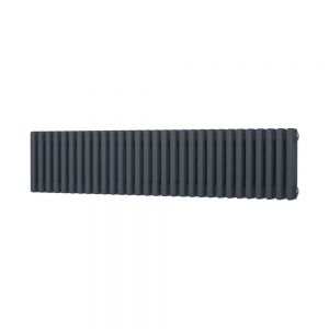 Riviera Trade 300 x 1355 Anthracite Horizontal 3 Column Radiator